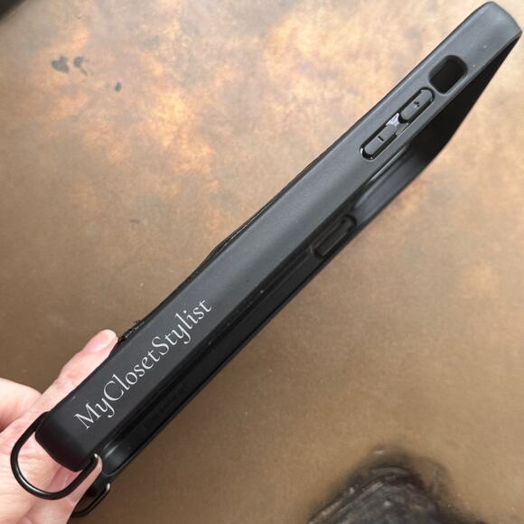 BANDOLIER Black on Black 14 PLUS iPhone Wallet Case Crossbody Set NEW! Unisex - Picture 7 of 10